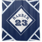 スポーツにインスパイアされたシャワーカーテン シャワーカーテン (正面)