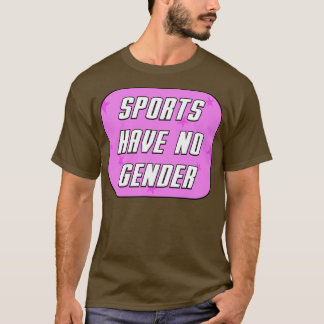 スポーツに性別無し Tシャツ