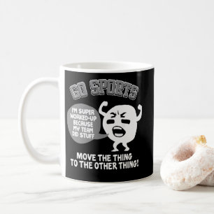 スポーツに行く コーヒーマグカップ