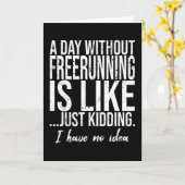 スポーツのおもしろい贈り物 カード (黄色い花)