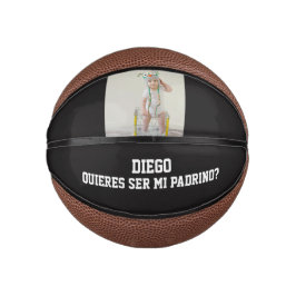 スポーツのお守りを探していますか?「Quieres Ser Mi Padrino」ゴッドペアレントプ ミニバスケットボール