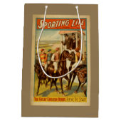 スポーツのな人生の英国のダービーの素晴らしい劇場 ミディアムペーパーバッグ (裏面)