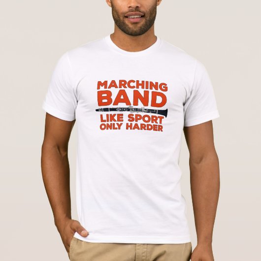 スポーツのようなマーチングバンド Tシャツ (正面)