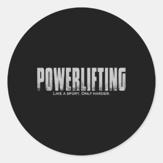 スポーツのようにパワーリフティングを難しくする ラウンドシール