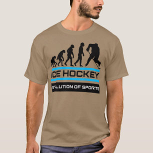 スポーツのアイスホッケーの進化 Tシャツ