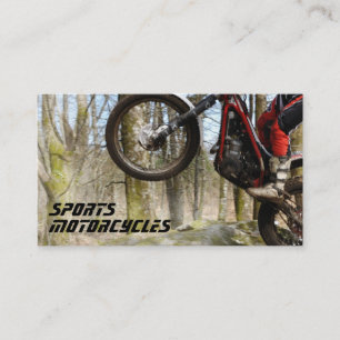 スポーツのオートバイの名刺 名刺