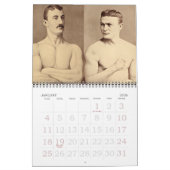 スポーツのカレンダーを囲む2014年のヴィンテージ カレンダー (1月 2026)