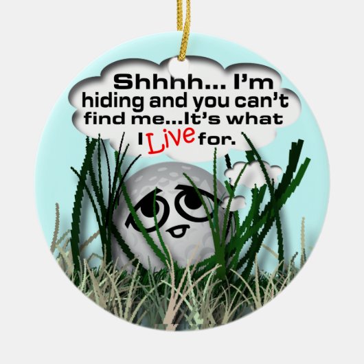 スポーツのクリスマス セラミックオーナメント (正面)