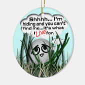 スポーツのクリスマス セラミックオーナメント (左)