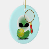 スポーツのクリスマス セラミックオーナメント (右)
