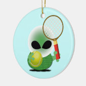 スポーツのクリスマス セラミックオーナメント (左)