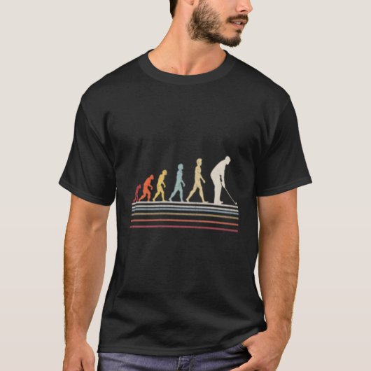 スポーツのゴルフ進化 Tシャツ (正面)