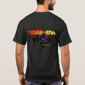 スポーツのテキサス州のデザイン Tシャツ (裏面)