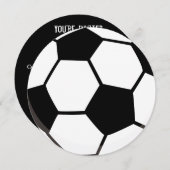 スポーツのテーマのサッカー|のフットボールのパーティの招待状 招待状 (正面/裏面)