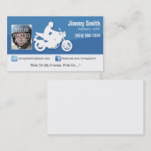 スポーツのバイク/叉のロケットカード 名刺 (正面/裏面)