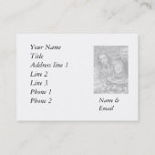 スポーツのビジネスおよびプロフィールカードテンプレート 名刺 (裏面)