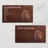 スポーツのフットボールのコーチ、かチームプレーヤー 名刺 (正面/裏面)