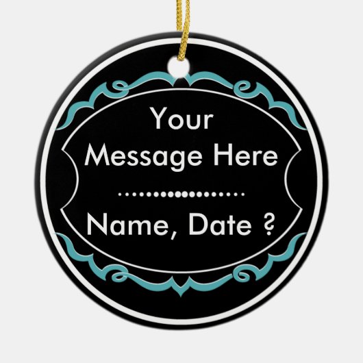 スポーツのボランティア賞 セラミックオーナメント (正面)