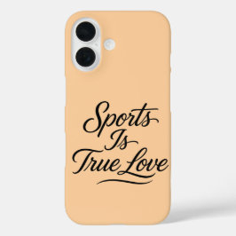 スポーツのモチベーションiPhone 16ケース- True Love iPhone 16ケース