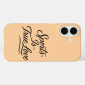 スポーツのモチベーションiPhone 16ケース- True Love Case-Mate iPhoneケース (裏面 (横))