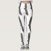 スポーツのワシの鳥は運命の運命を個人化します レギンス (正面)