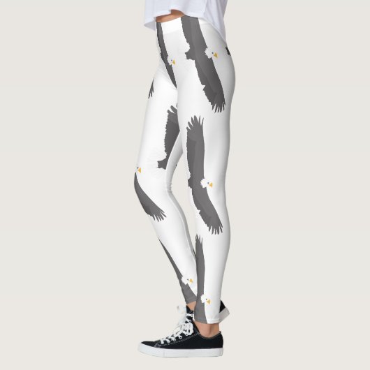 スポーツのワシの鳥は運命の運命を個人化します レギンス (左)