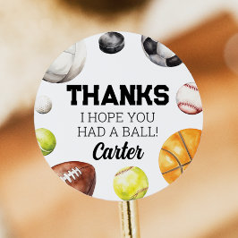 スポーツの人気ステッカー ラウンドシール