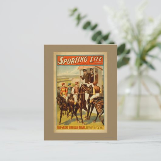 スポーツの人生 – 英素晴らし語ダービー劇場 ポストカード (スタンド正面)