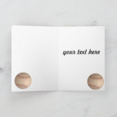 スポーツの写真カード カード (内部)