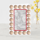 スポーツの写真カード カード (黄色い花)