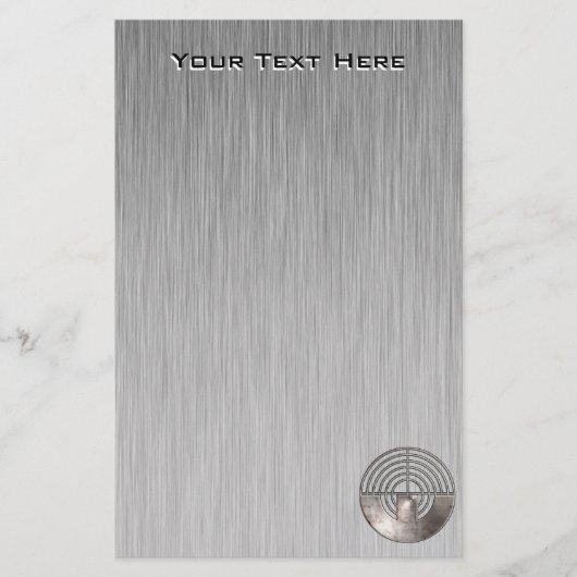 スポーツの射撃、発砲; カッコいい 便箋 (正面)