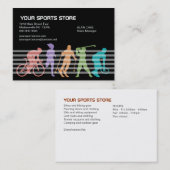 スポーツの店の名刺 名刺 (正面/裏面)