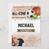 スポーツの招待状 招待状 (正面)