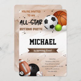 スポーツの招待状 招待状