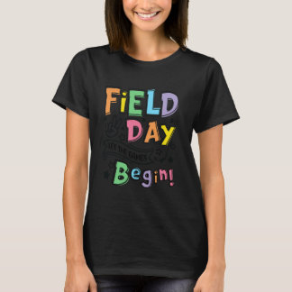 スポーツの日+ゲーム開始+ハッピースポーツの日+ティー Tシャツ
