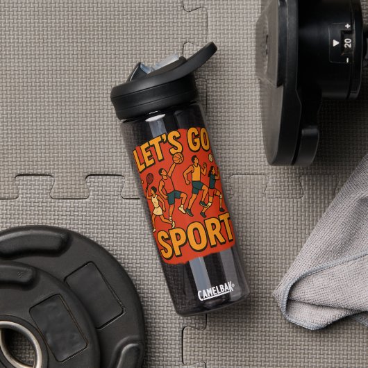 スポーツの水やる気を起こさせるを解放 ウォーターボトル (ジム (回転後))