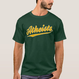 スポーツの無神論者のTシャツ Tシャツ
