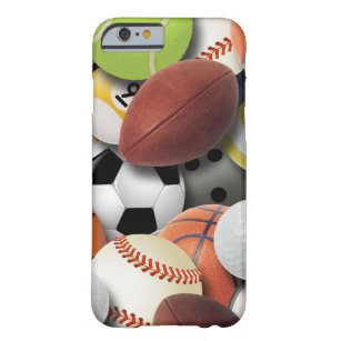 スポーツの球のコラージュ BARELY THERE iPhone 6 ケース