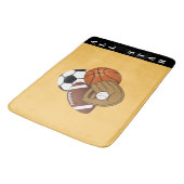 スポーツの球のバス・マット バスマット (アングル)