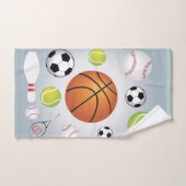 スポーツの球の浴室タオルセット バスタオルセット (ハンドタオル)