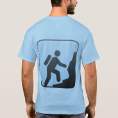 スポーツの登山 Tシャツ (裏面)
