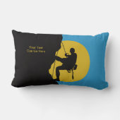 スポーツの石の登山の枕 ランバークッション (裏面)