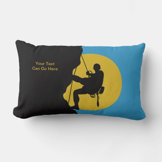 スポーツの石の登山の枕 ランバークッション (正面)