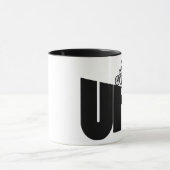 スポーツの自転車のライダーのマグ マグカップ (中央)