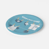 スポーツの衣服の野球のベビーシャワーの供給 ペーパープレート (アングル)