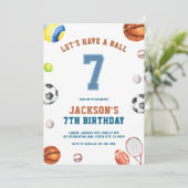 スポーツの誕生日 Let's Have a Ball  招待状 (スタンド正面)