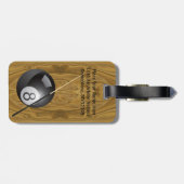 スポーツの重点のビリヤードボールの手掛り棒 ラゲッジタグ (裏面横)