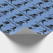 スポーツはあなたの文字を計算します ラッピングペーパー (角)