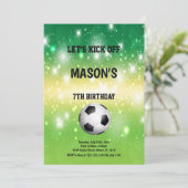 スポーツはっきりしたパーティーテーマ 招待状 (スタンド正面)