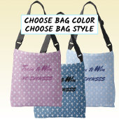 スポーツやる気を起こさせるトロフィーカスタム文字ブルー クロスボディバッグ